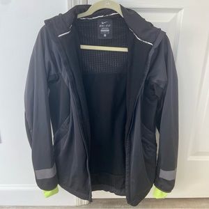 Nike Black Jacket with Neon Hands